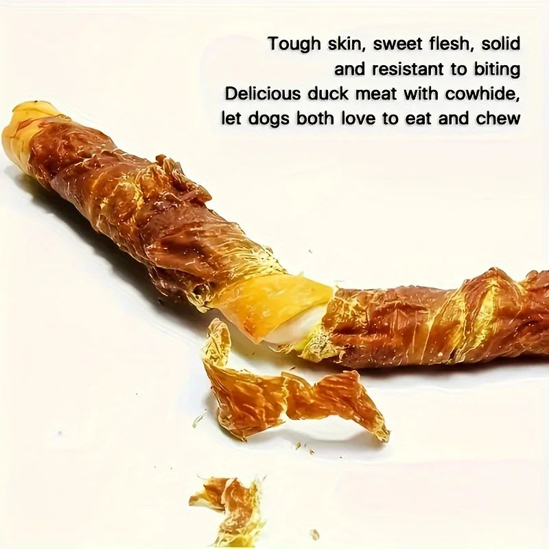 Wrapped Rawhide Sticks Made With Real Chicken