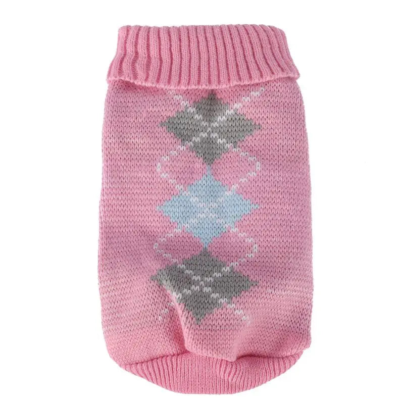 Warm Dog Clothes Knitted Pet Sweater
