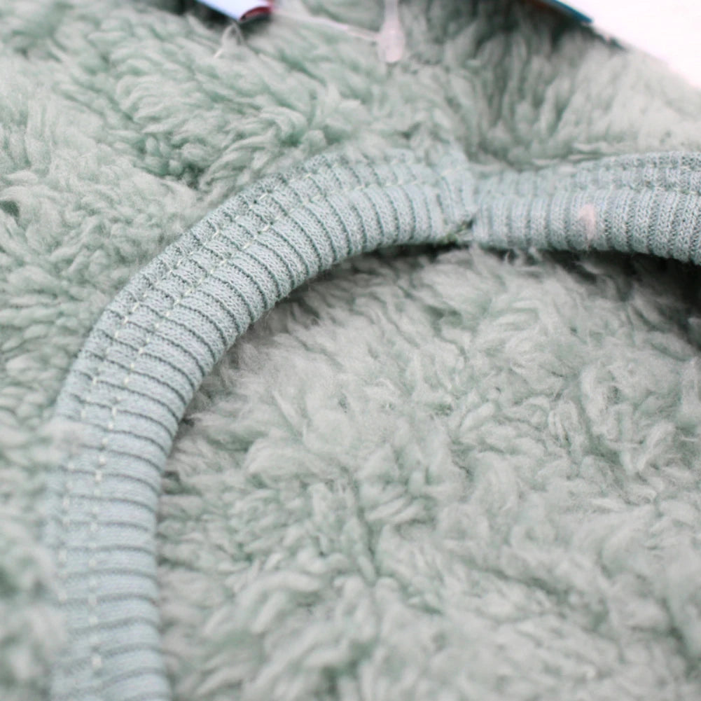 Fleece Pullover Pet Clothes Wavy Double-sided Pet Outfit