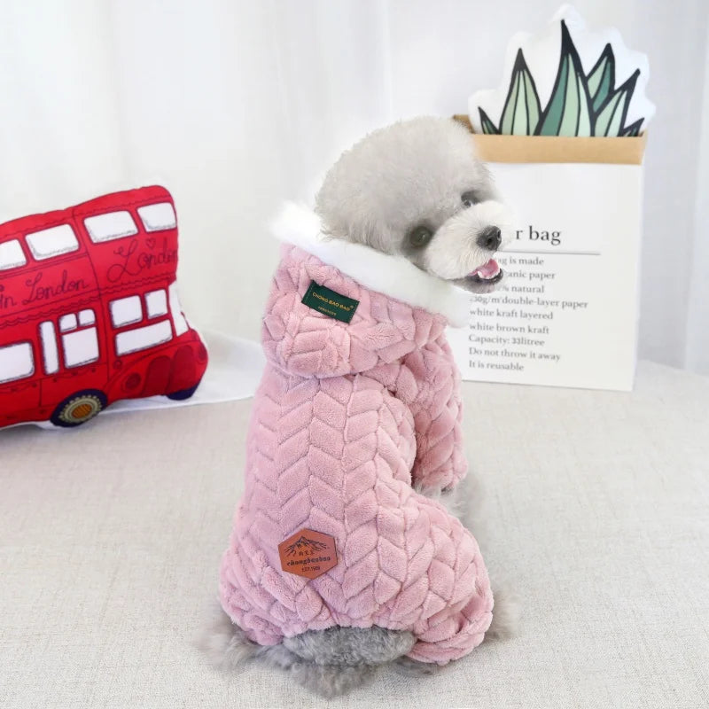Winter Clothes For Small Dogs Jacket Thicken Warm Fleece