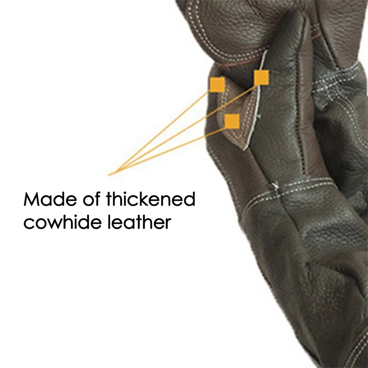 Pet Gloves Cowhide Leather Anti Bite Protective
