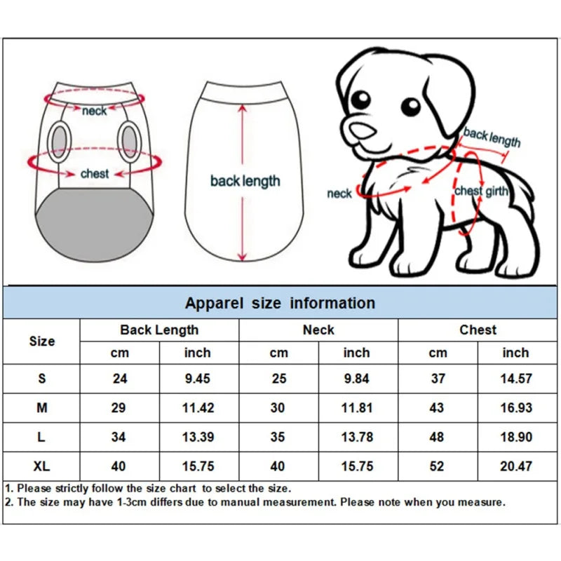 Dog Pajamas Winter Clothes Dot Print Warm Jumpsuits Coat