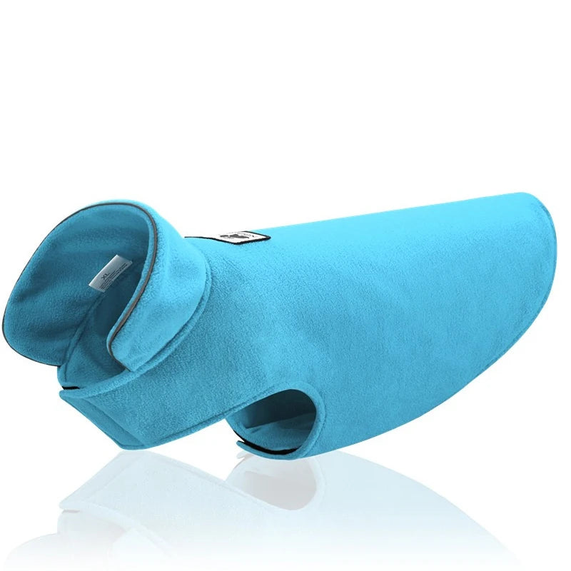 Reflective Dog Coats Soft Fleece Jacket Winter Warm
