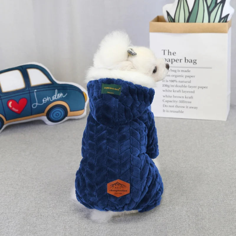 Winter Clothes For Small Dogs Jacket Thicken Warm Fleece