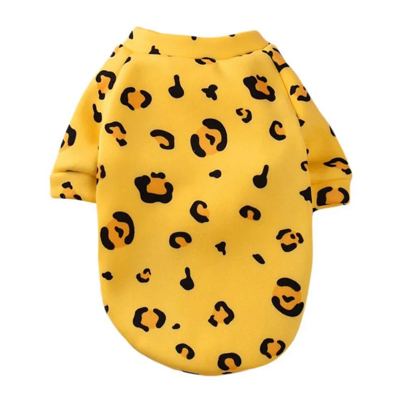 Animal Print Small Dog Pet Hoodie Coat