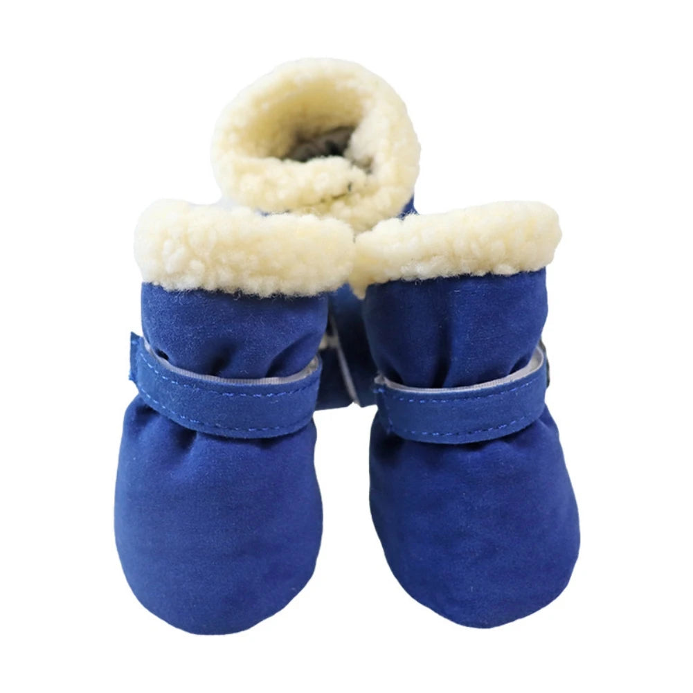 4 Pcs/Sets Winter Dog Shoes For Small Dogs