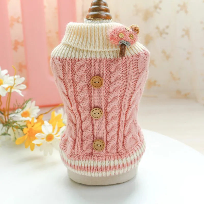 Sweater Hoodie Preppy Style Coat Jacket Pet