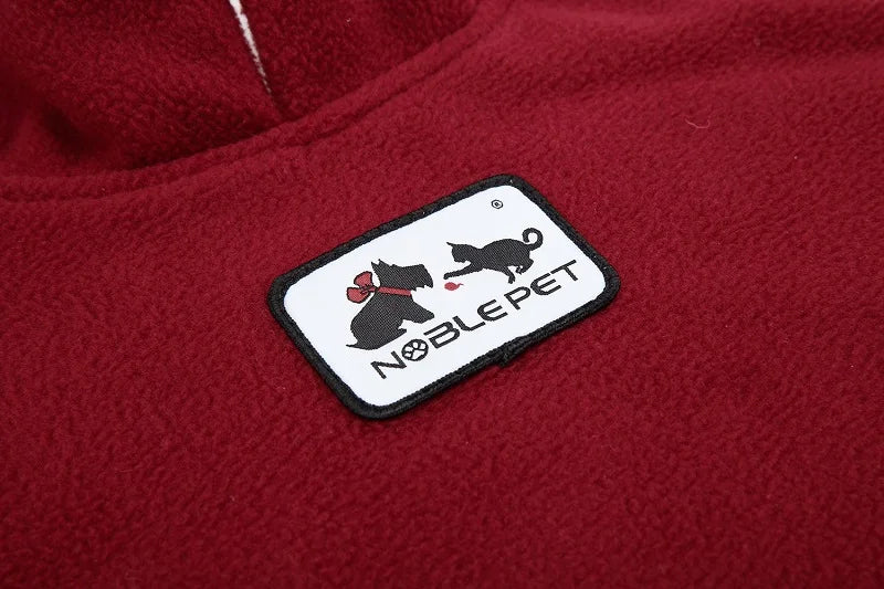 Reflective Dog Coats Soft Fleece Jacket Winter Warm