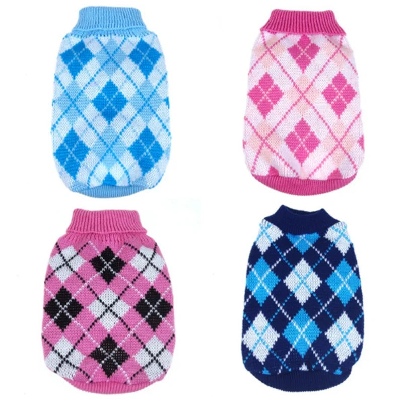 Winter Printing pet Clothes Warm Christmas Sweater