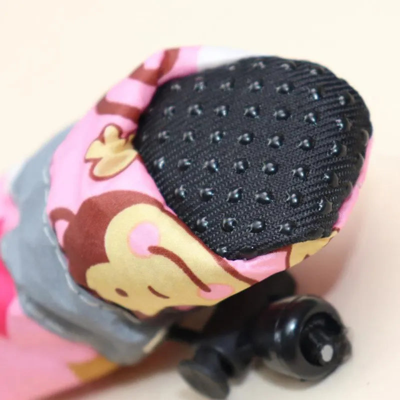 4pcs Winter Thick Warm Pet Dog Shoes Anti-slip Waterproof