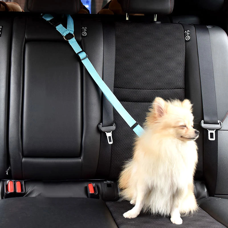 Dog Car Seat Belt Lead Leash Back Seat Safety Belt