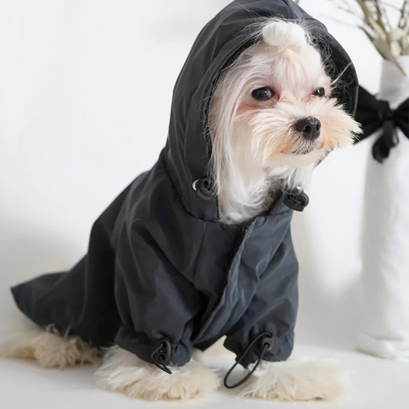 Dog Clothes Flashing Pet Dogs Hoodie Coat Windbreaker