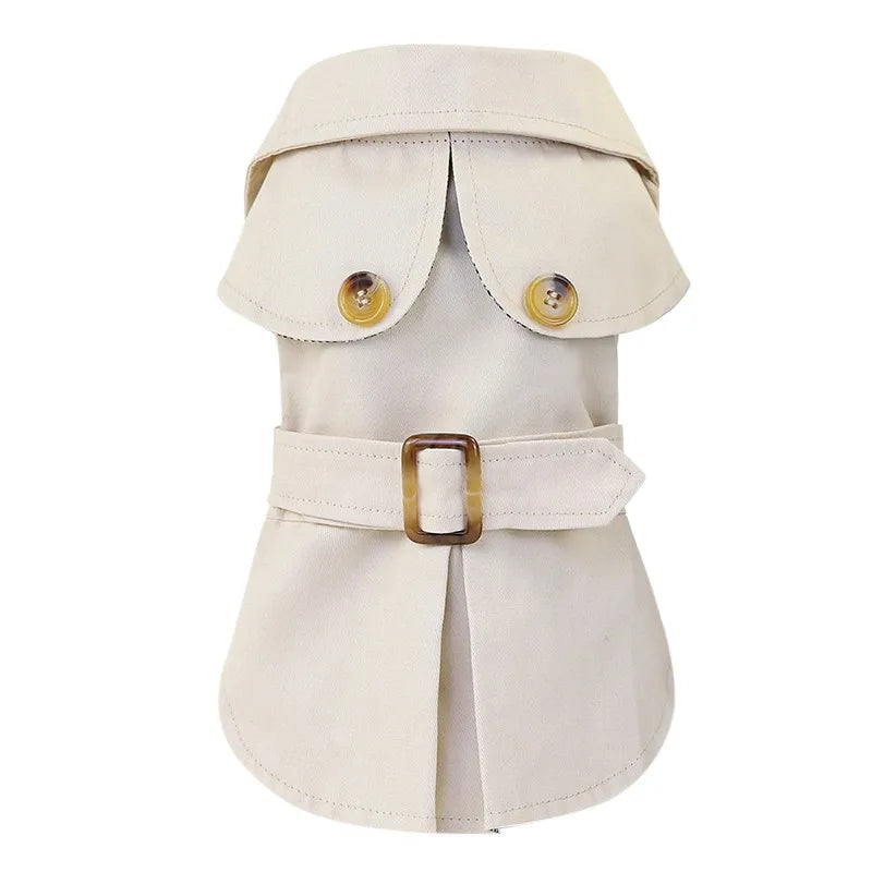 Fashion British Style Dog Winter Thicken Jacket Coat