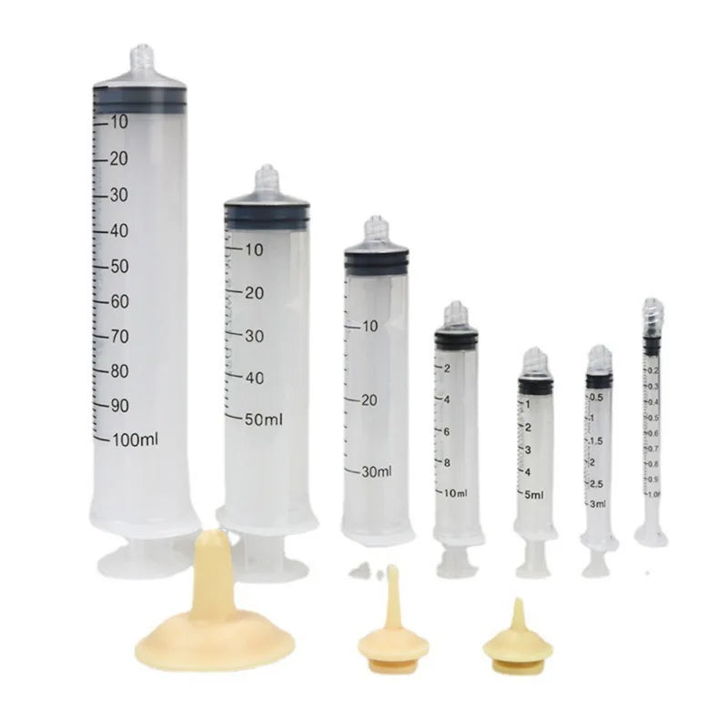 2PCS Clear Baby/Pet Oral Syringe for Milk Medicine Nursing Newborn kit