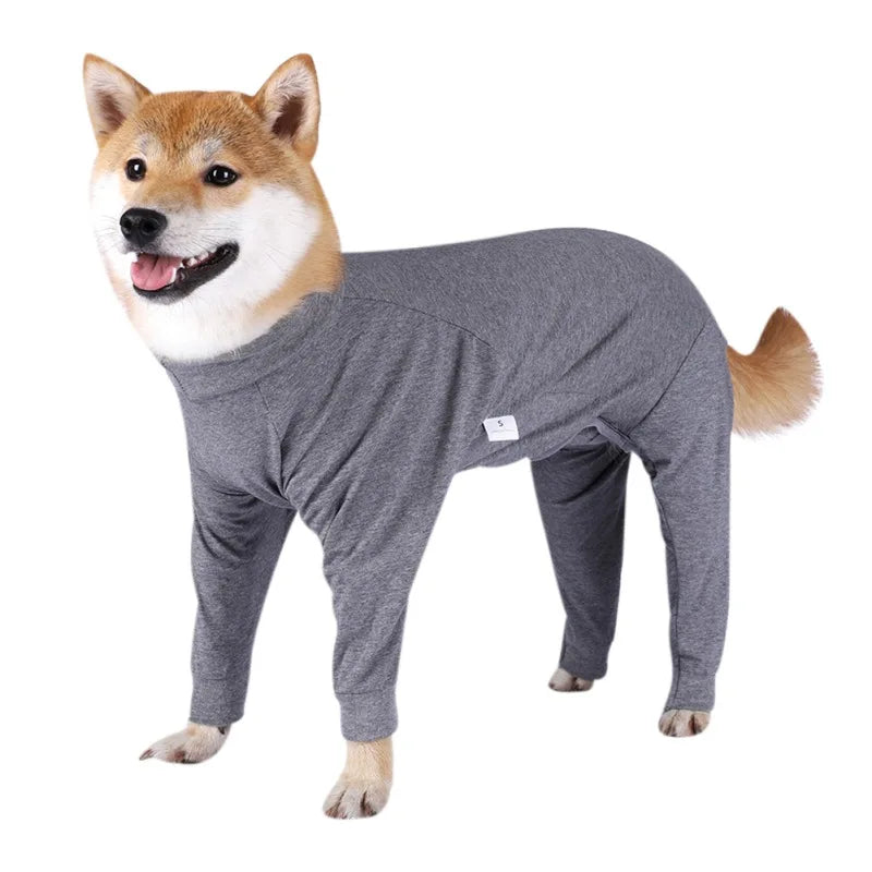 Four Feet Dog Lightweight Pajamas Pure Dog Jumpsuits