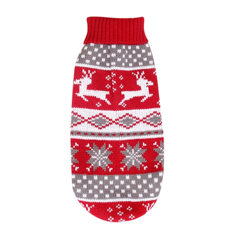 Warm Dog Clothes Knitted Pet Sweater