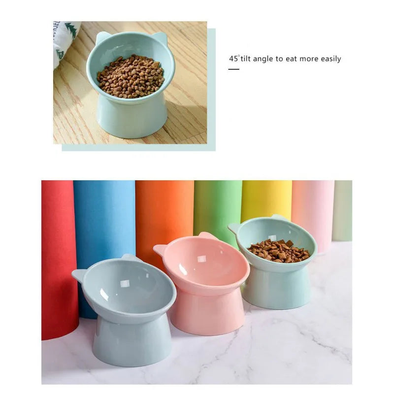 Pet Bowl with Raised Stand For Cat Or dog feeder