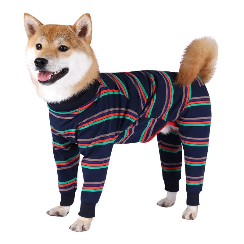 Four Feet Dog Lightweight Pajamas Pure Dog Jumpsuits
