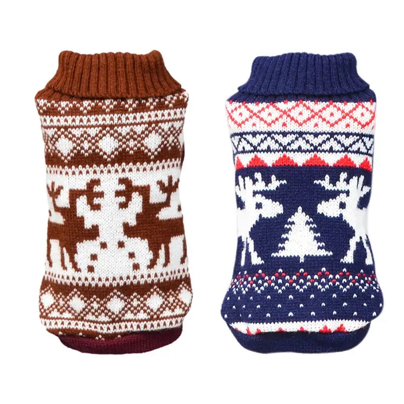 Warm Dog Clothes Knitted Pet Sweater