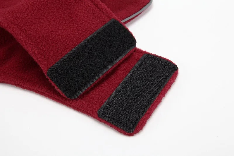 Reflective Dog Coats Soft Fleece Jacket Winter Warm