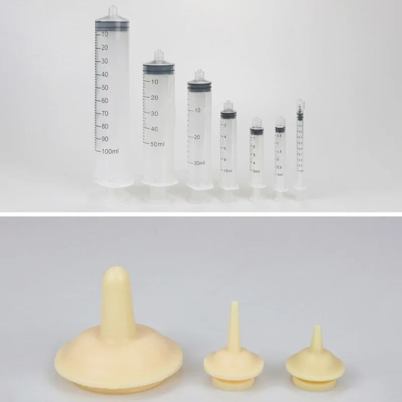 2PCS Clear Baby/Pet Oral Syringe for Milk Medicine Nursing Newborn kit