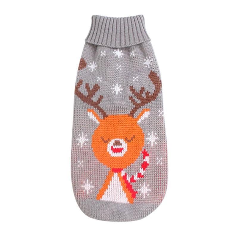 Warm Dog Clothes Knitted Pet Sweater
