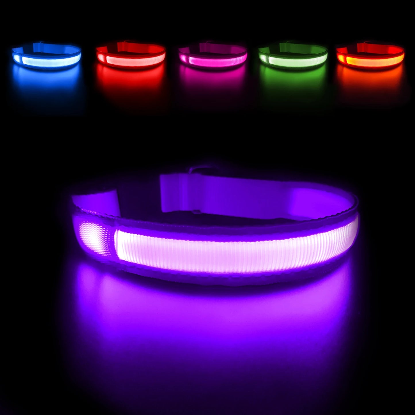 MASBRILL Dog Collar Luminous Pet Collar