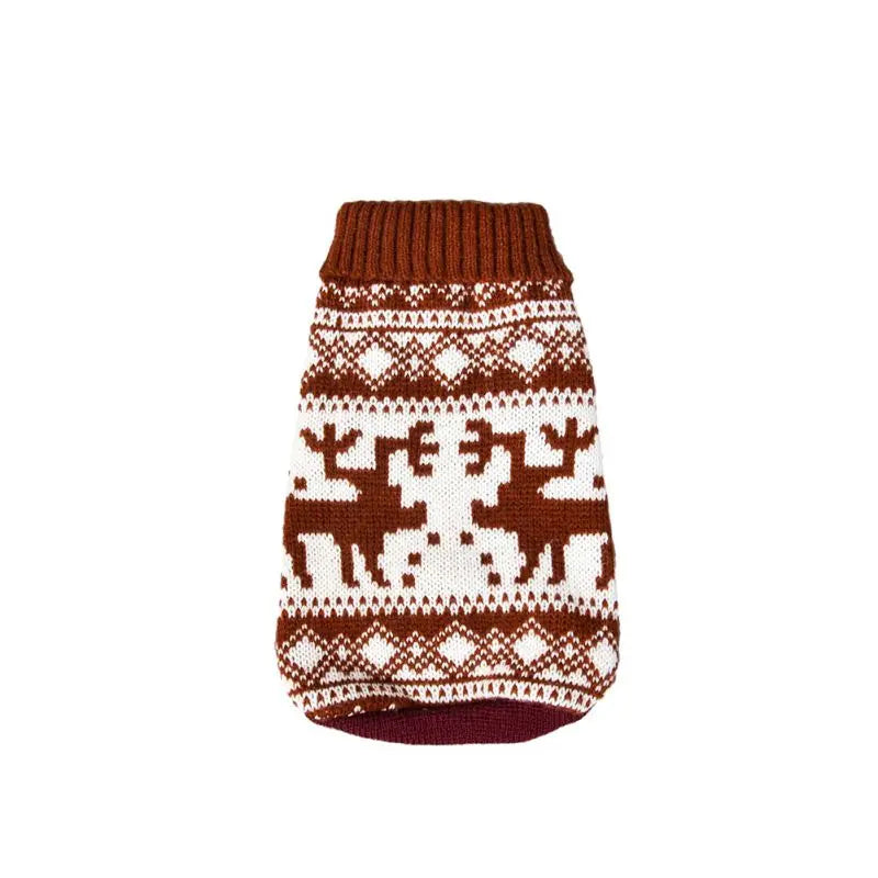 Warm Dog Clothes Knitted Pet Sweater