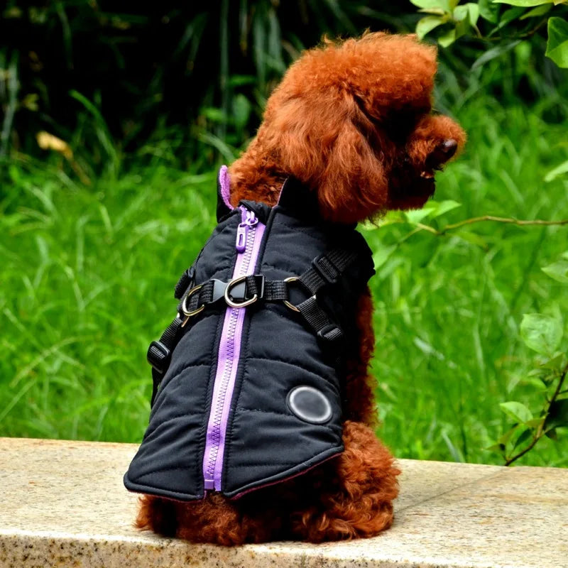 Waterproof Harness Jacket Pet Dog Clothes Coats