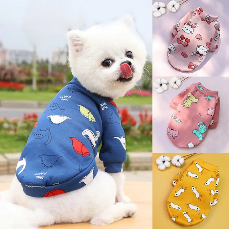 Animal Print Small Dog Pet Hoodie Coat
