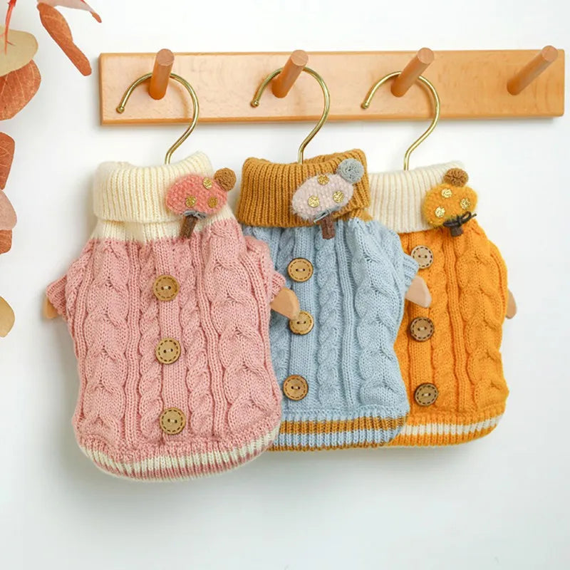 Sweater Hoodie Preppy Style Coat Jacket Pet