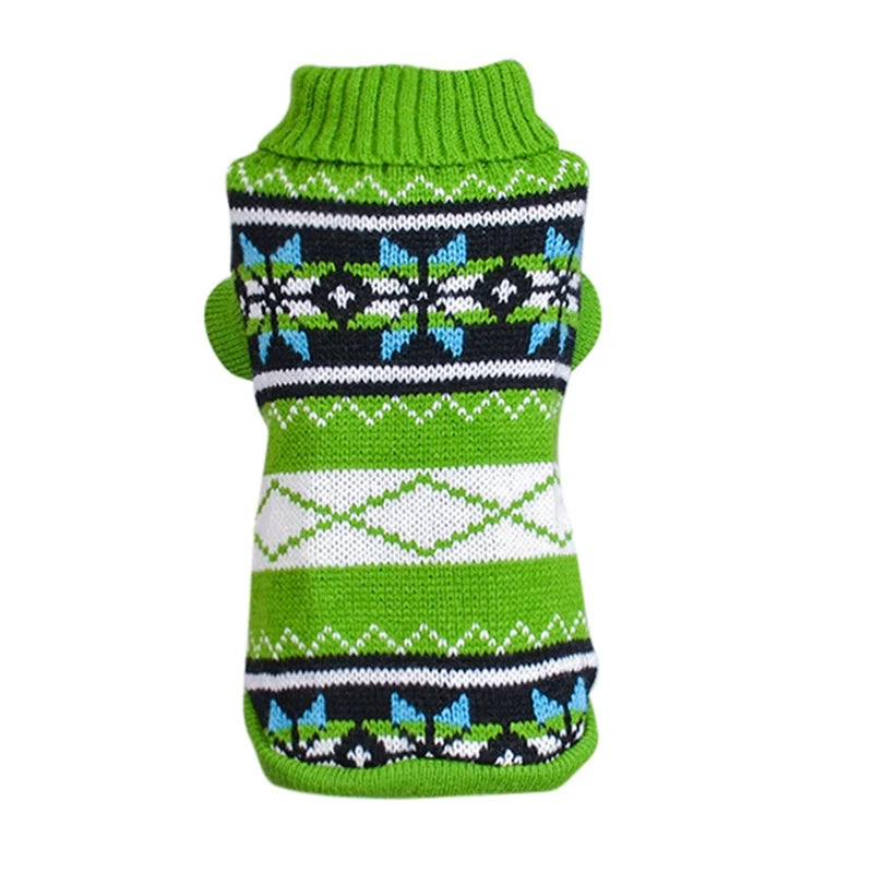 Warm Dog Clothes Knitted Pet Sweater