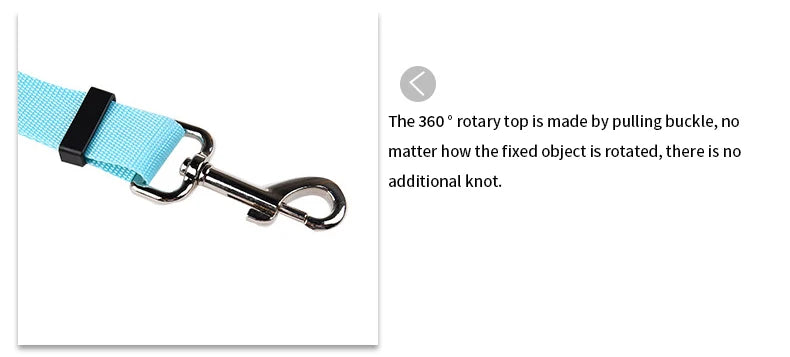 Dog Car Seat Belt Lead Leash Back Seat Safety Belt