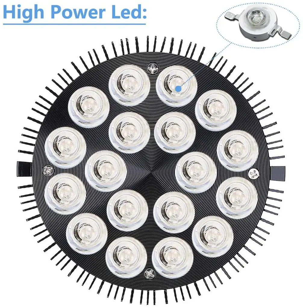 E27 LED Aquarium Light Bulb 12W-54W