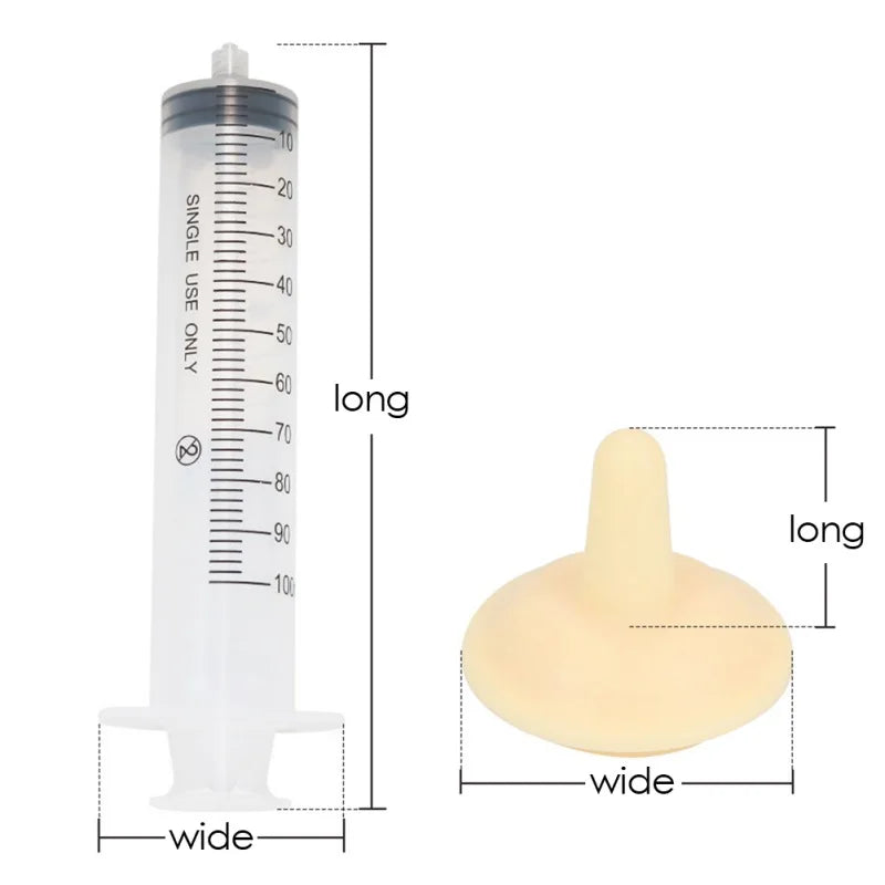 2PCS Clear Baby/Pet Oral Syringe for Milk Medicine Nursing Newborn kit