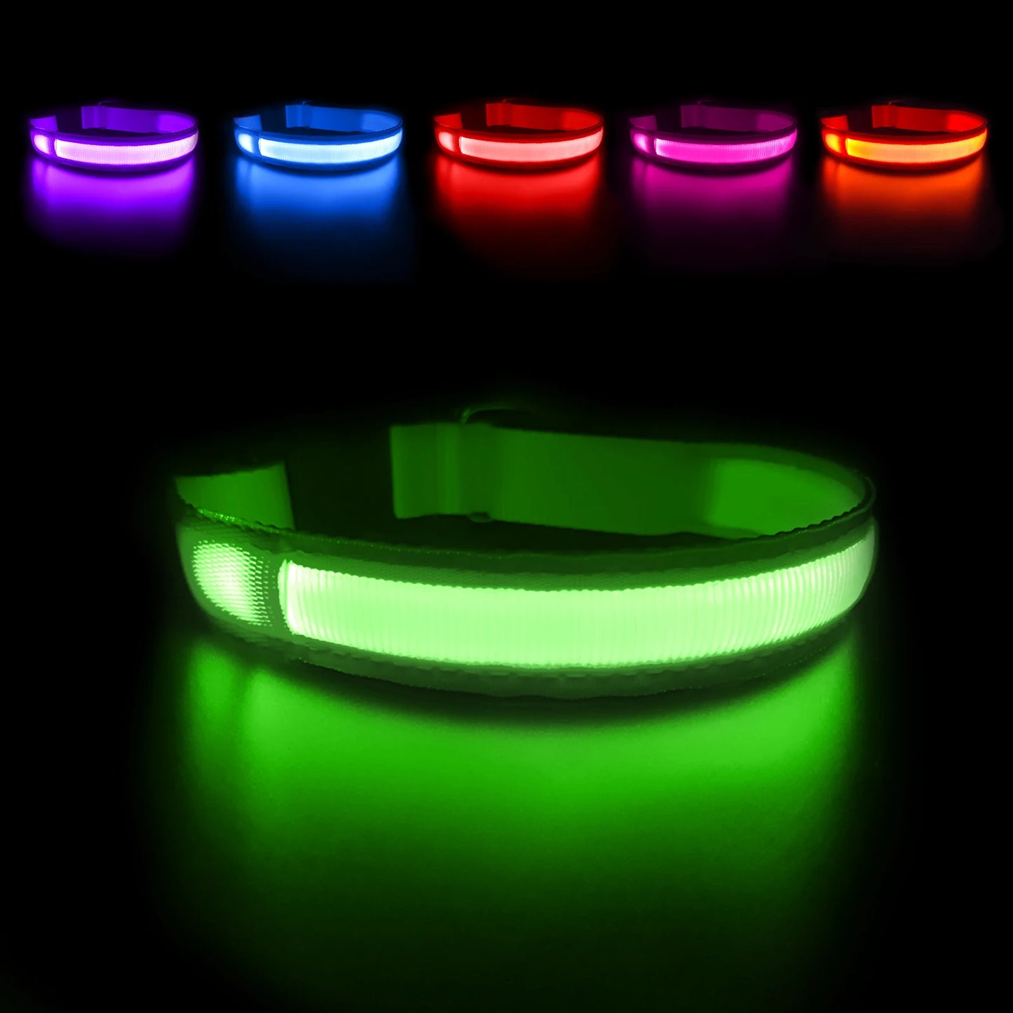 MASBRILL Dog Collar Luminous Pet Collar