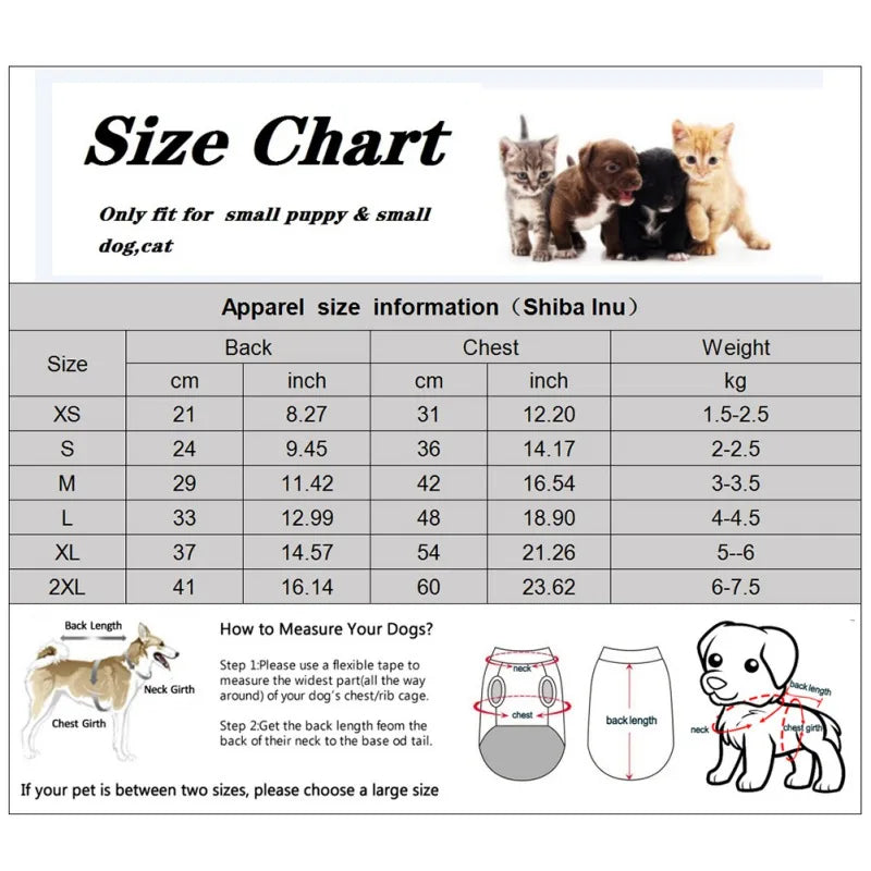 Pet Super Warm Dress Winter Puppy Pet Dog Coats