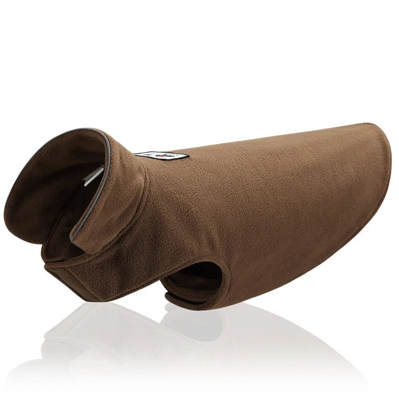 Reflective Dog Coats Soft Fleece Jacket Winter Warm