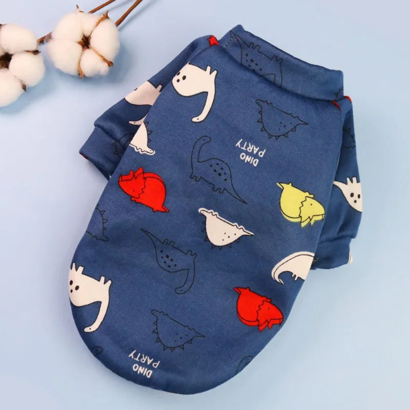 Animal Print Small Dog Pet Hoodie Coat