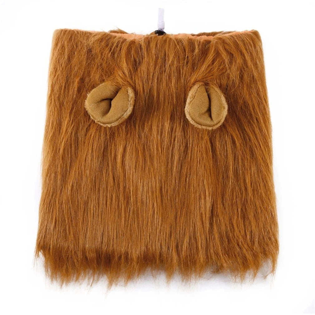 Cute Lion Mane Dog Wig Pet Cosplay Clothes With Tail for Dogs