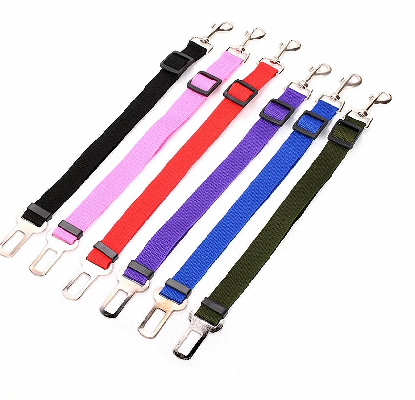 Pet Car Seat Belts Harness Vehicle 1pcs Adjustable Leader Clip