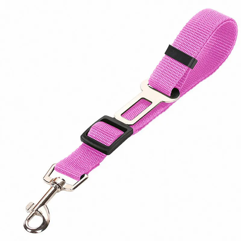 Pet Car Seat Belts Harness Vehicle 1pcs Adjustable Leader Clip
