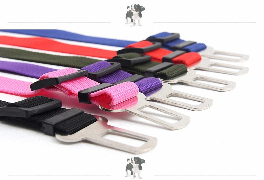 Pet Car Seat Belts Harness Vehicle 1pcs Adjustable Leader Clip