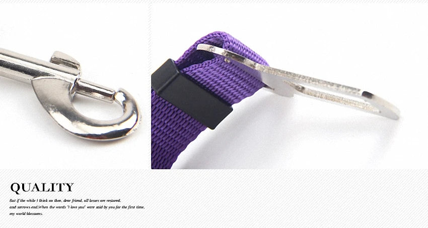 Pet Car Seat Belts Harness Vehicle 1pcs Adjustable Leader Clip