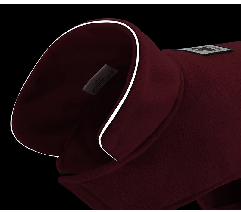 Reflective Dog Coats Soft Fleece Jacket Winter Warm