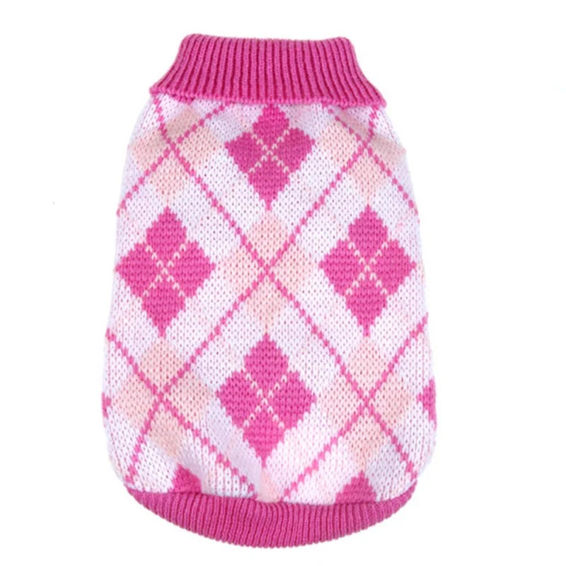 Winter Printing pet Clothes Warm Christmas Sweater