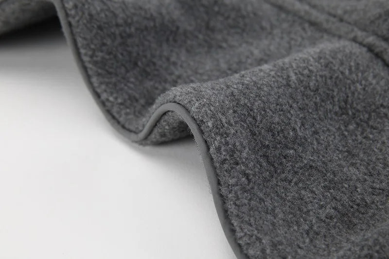 Reflective Dog Coats Soft Fleece Jacket Winter Warm