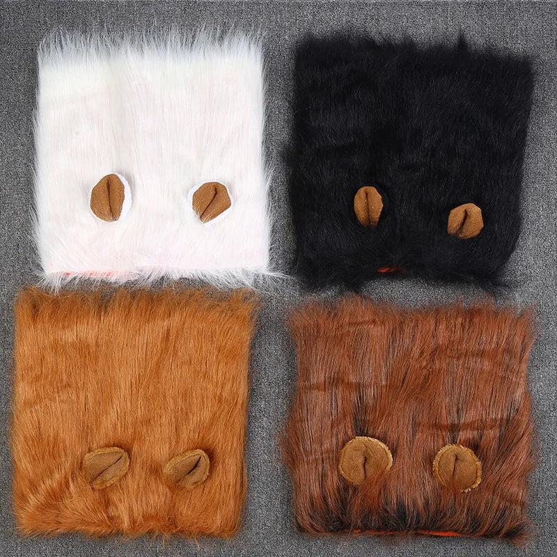 Cute Lion Mane Dog Wig Pet Cosplay Clothes With Tail for Dogs