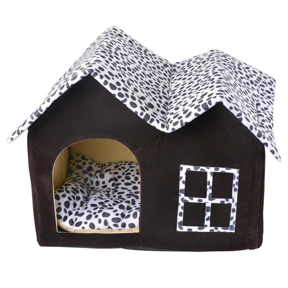 Dog house Warm Foldable Bed Cotton Thicken Cushion