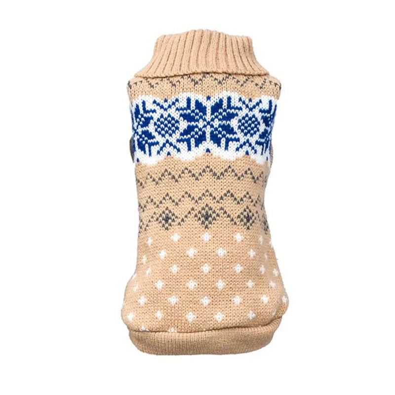 Warm Dog Clothes Knitted Pet Sweater